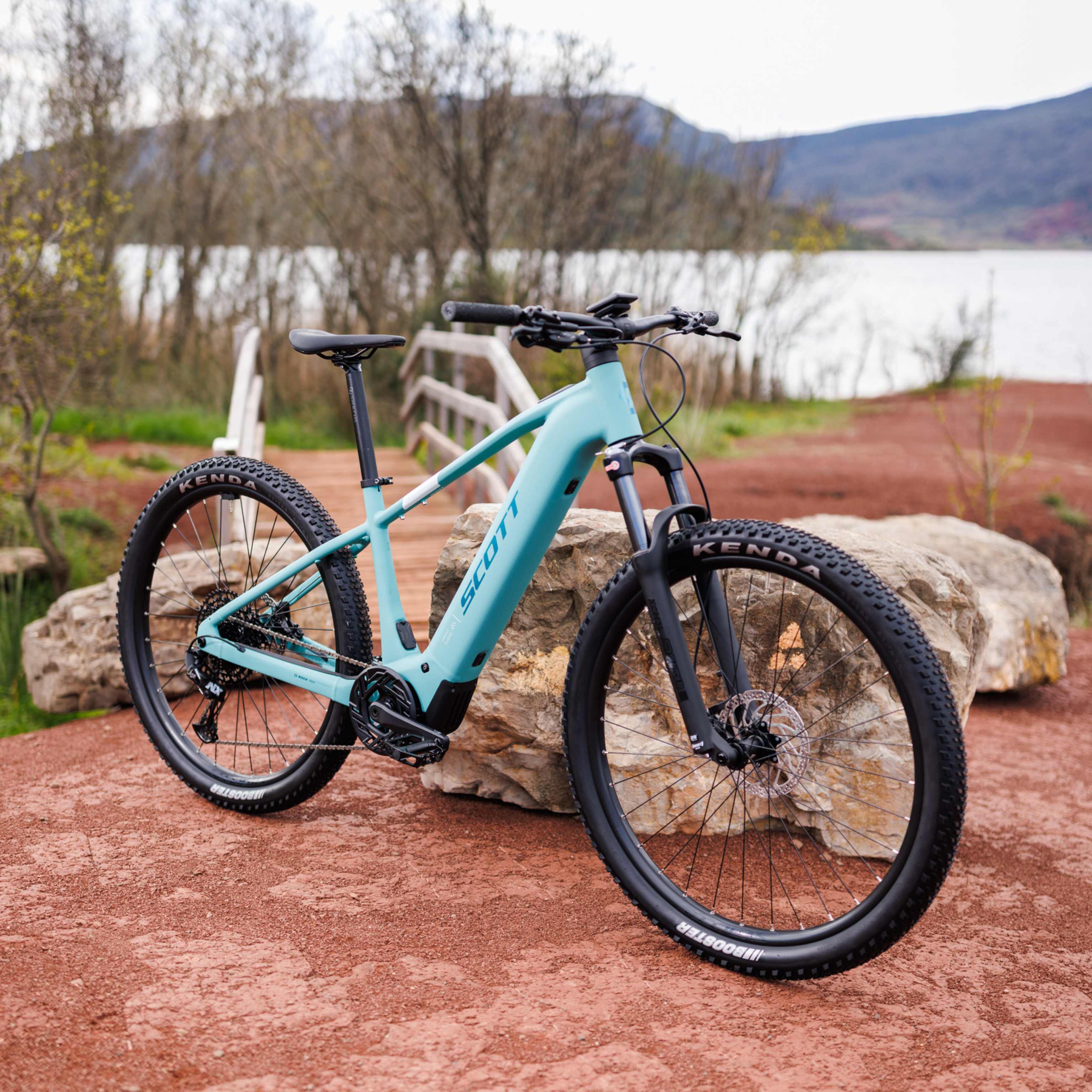 Sport eMTB with an image of the Scott Aspect eRide