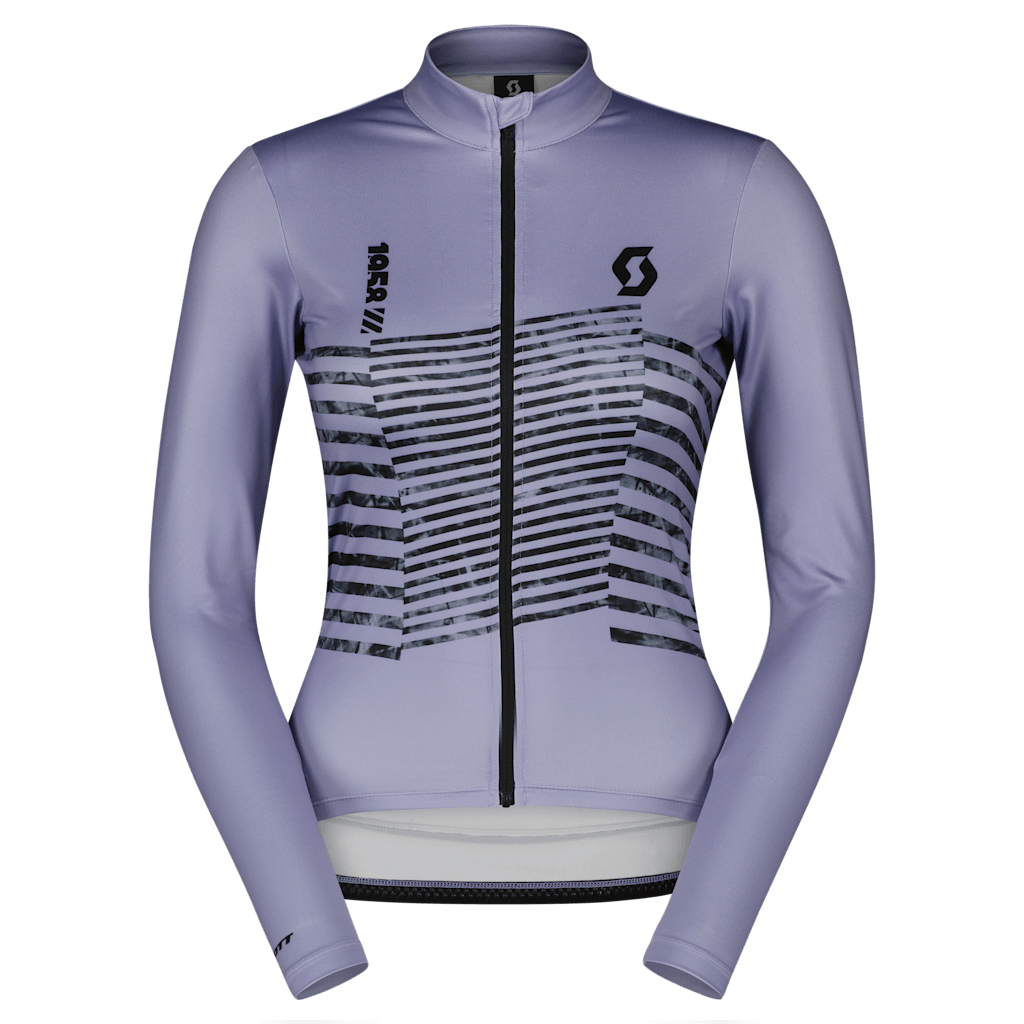 Dámský cyklistický dres Scott RC Team Warm Graphics dl. rukáv - main view