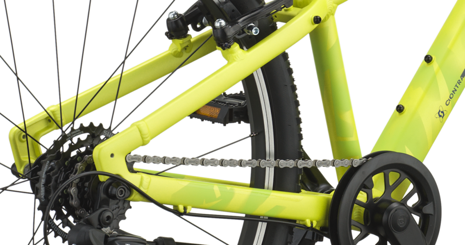 Scott Contrail 400 Zesty Yellow fast-rolling tyres