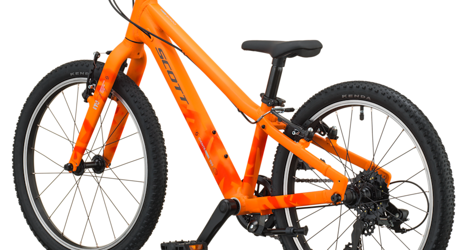 Scott Contrail 200 Ultra Orange kid-sized brakes