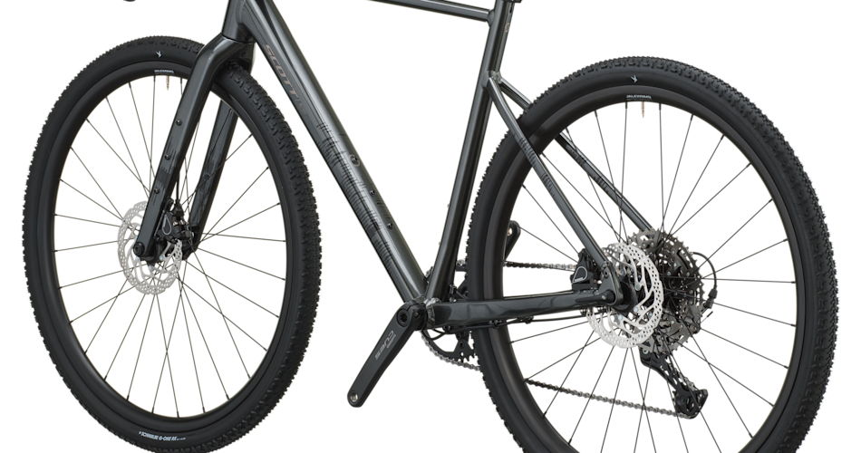 Scott Speedster Gravel 40 Tempest Grey alloy frame and Addict HMF carbon fork