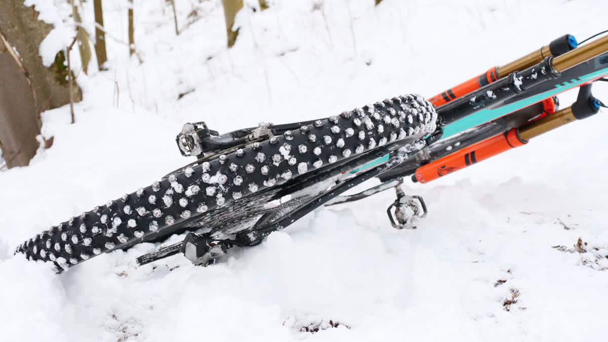 Scotty Laughland's First Ride with Spiked Tires