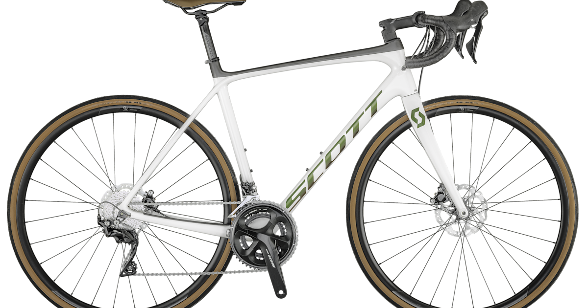 SCOTT Addict 20 disc pearl white Bike