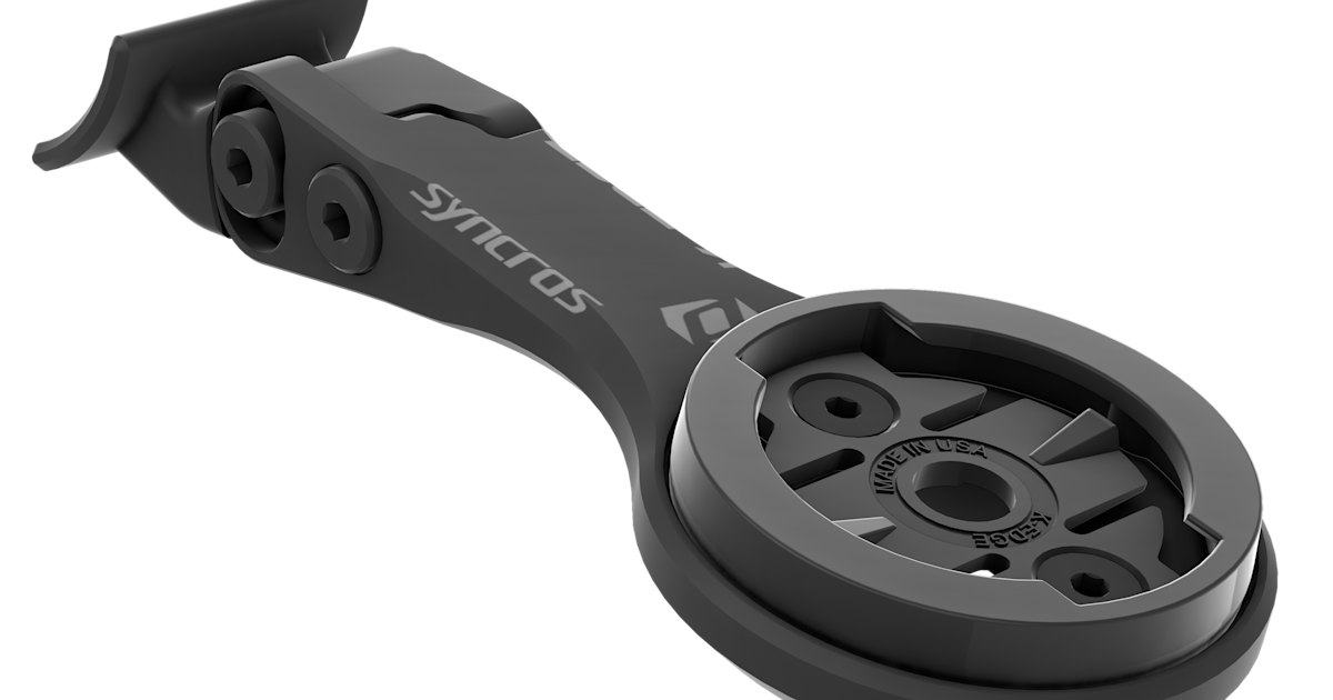 アクセサリー SYNCROS IC AERO IM FRONT COMPUTER MOUNT SYNCROS Foil Aero Stem Front Computer Mount