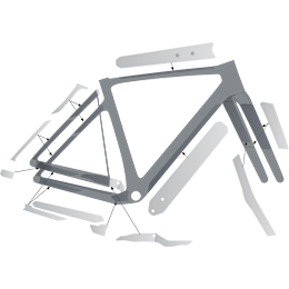 SYNCROS ADDICT GRAVEL Frame Protection Kit