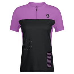 SCOTT Trail Vertic Kurzarmshirt mit Reißverschluss für Damen