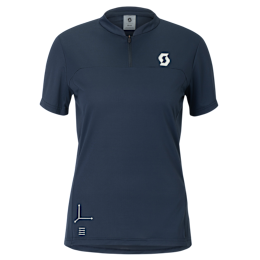 SCOTT Vertic Zip Short-sleeve Women's Tee