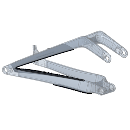 Scott SPARK DC 27 Chainstay/Seatstay Protector 3pc Glue
