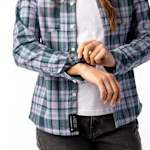 Chemise à manches longues en flannelle pour femme SCOTT 