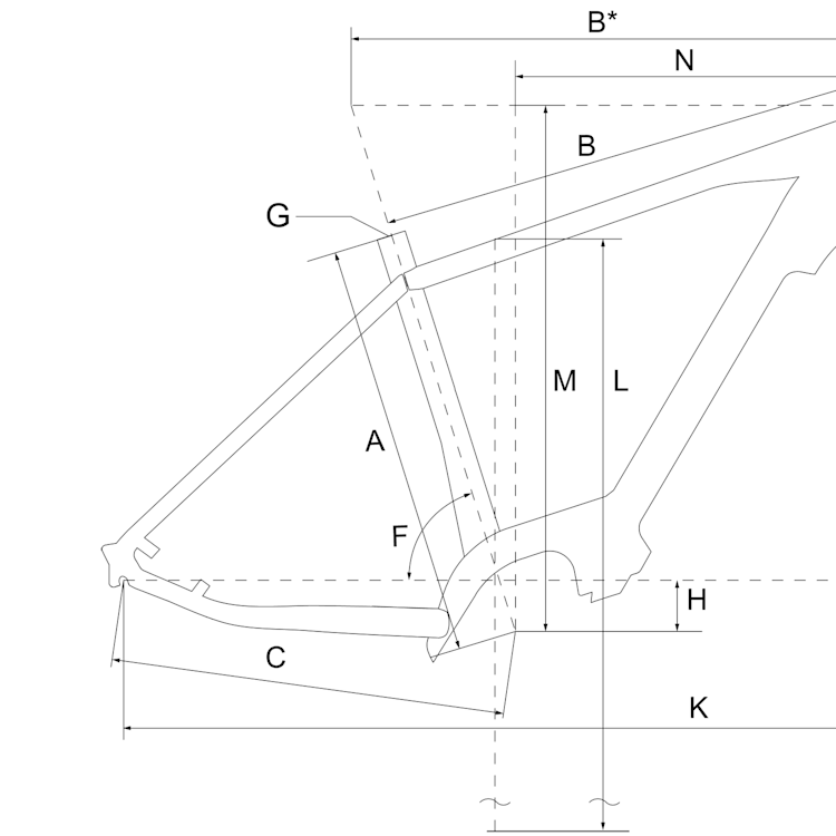Geometry of Bergamont E-Horizon Tour 5 Gent