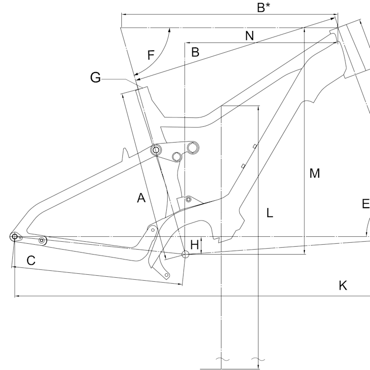 Geometry of Bergamont E-Horizon FS Elite
