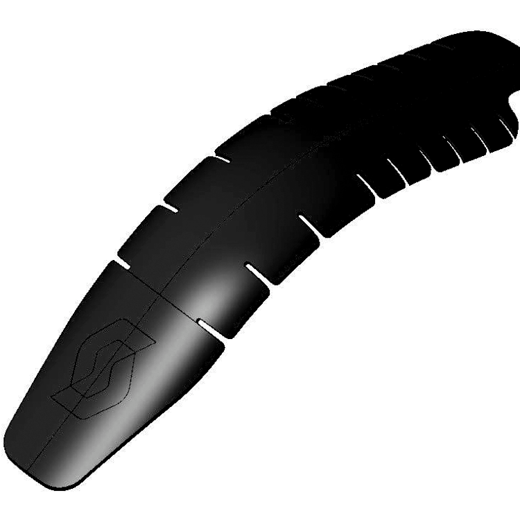 SCOTT GAMBLER Alloy 2020 Downtube Protector