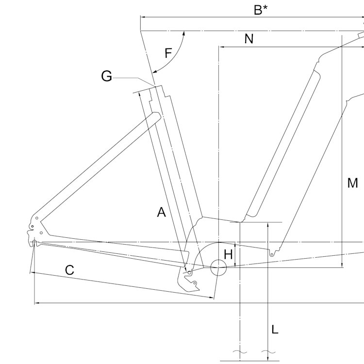 Geometry of Bergamont E-Horizon N5e FH Belt Wave