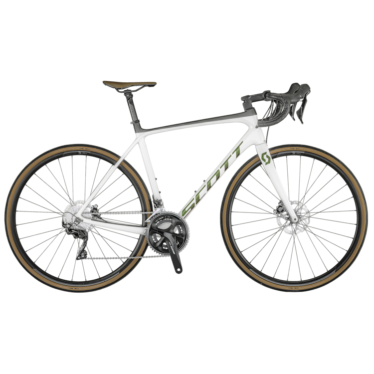 SCOTT Addict 20 disc pearl white Bike