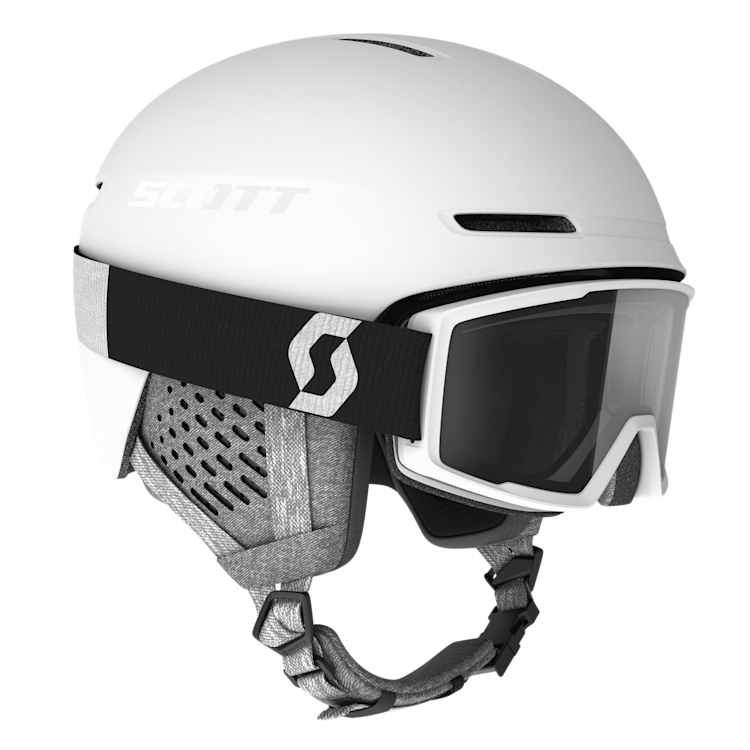 SCOTT Track Plus Helmet + Factor Pro Goggle Combo