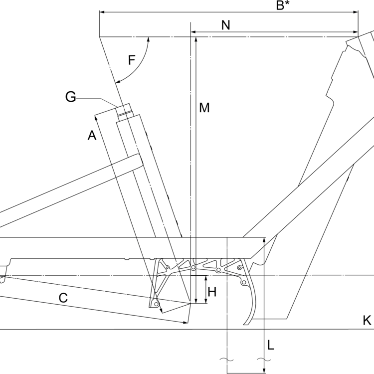 Geometry of Bergamont E-Cargoville Bakery Elite