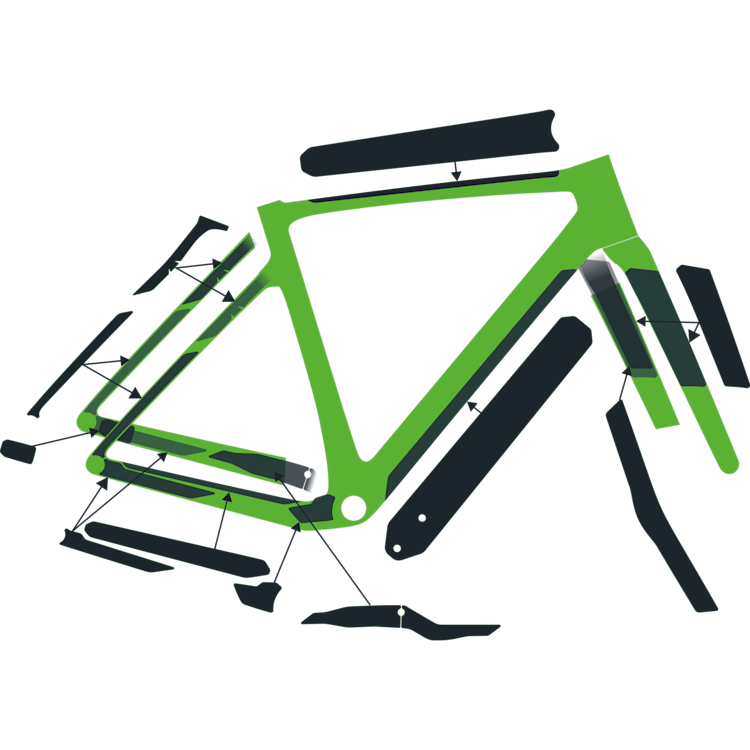 Kit de protection SYNCROS pour cadre ADDICT GRAVEL