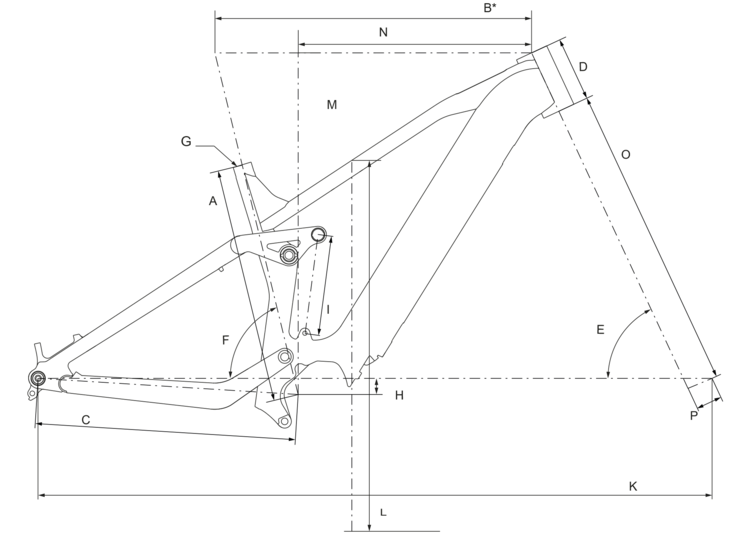 Geometry of Bergamont E-Horizon SUV FS 10