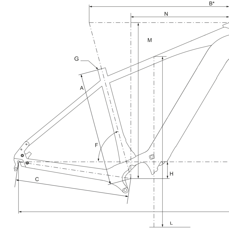 Geometry of Bergamont E-Horizon Sport 20