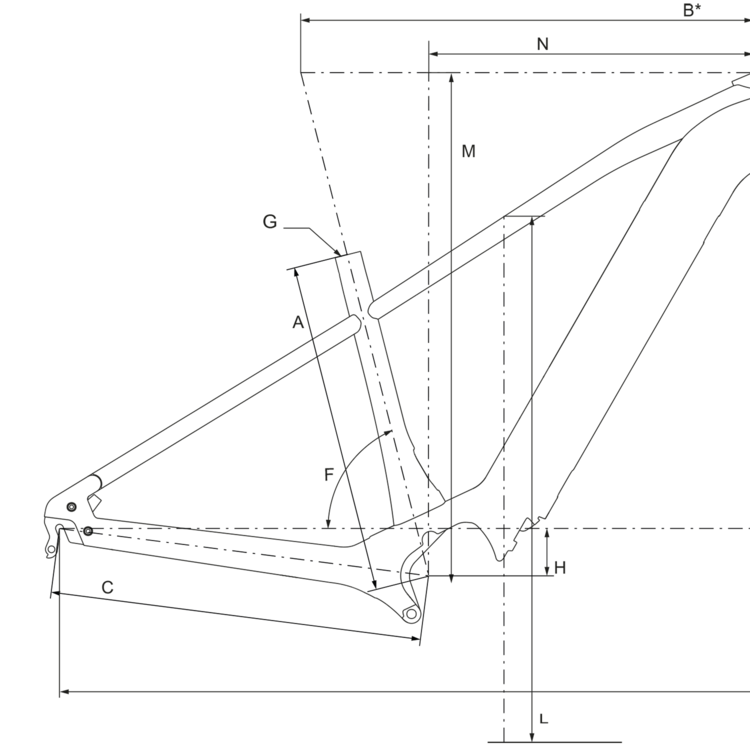 Geometry of Bergamont E-Revox Sport 20