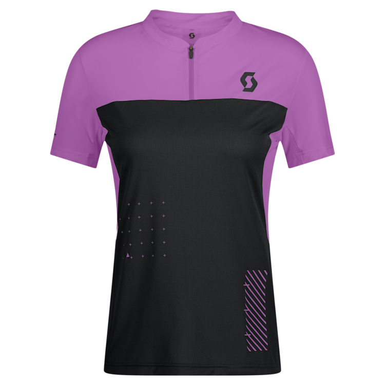 Maillot à manches courtes pour femme SCOTT Trail Vertic Zip