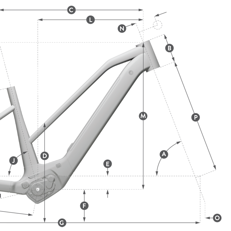 Geometry of SCOTT Passage 10 Belt Slope Bike