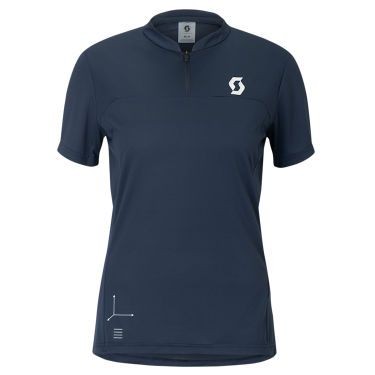 SCOTT Vertic Zip Kurzarmshirt für Damen
