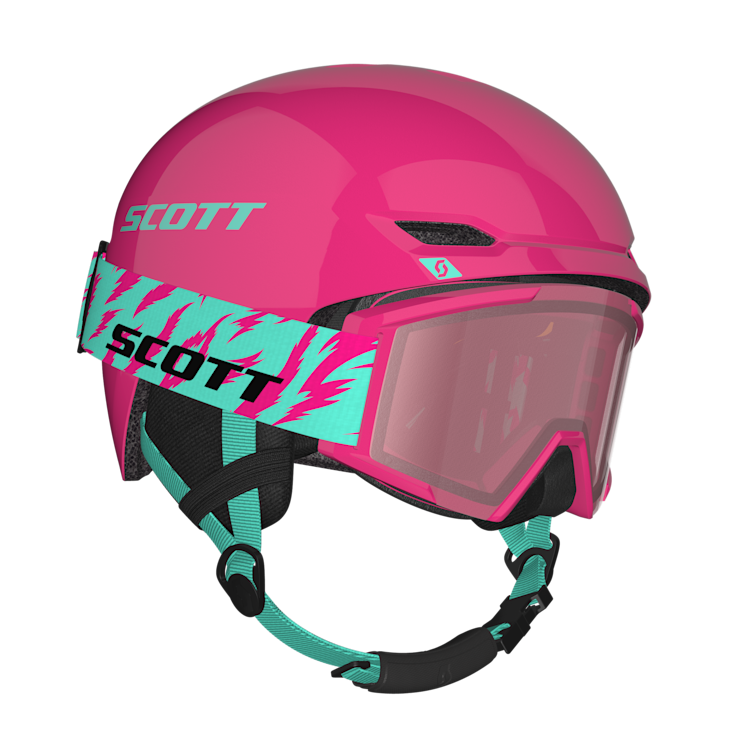 Scott Keeper 2 Helm + Jr Shield Brille Combo