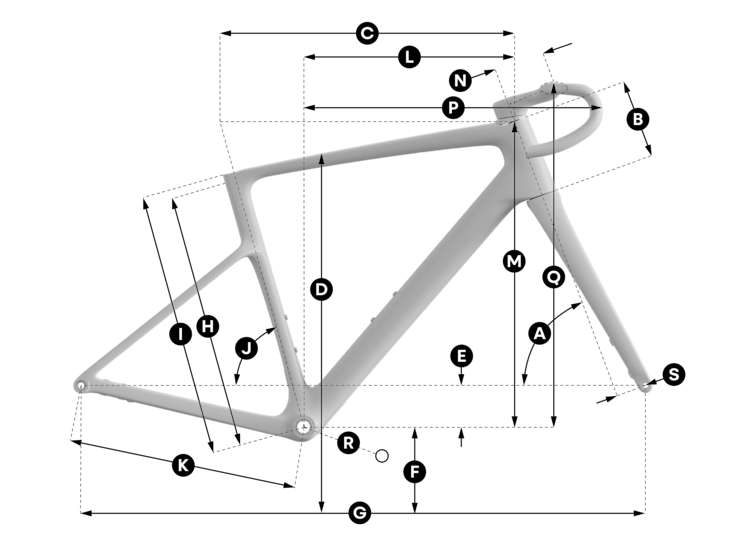 Geometry of Vélo Scott Addict Gravel 30