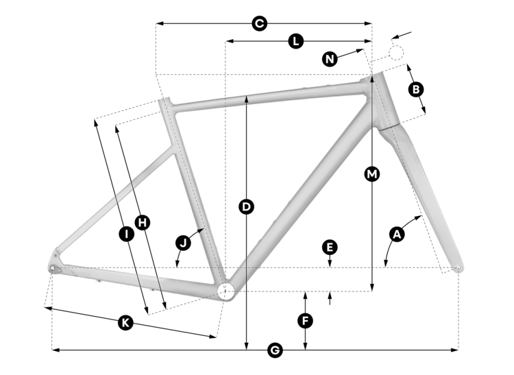 Geometry of Scott Speedster Gravel 40 Bike
