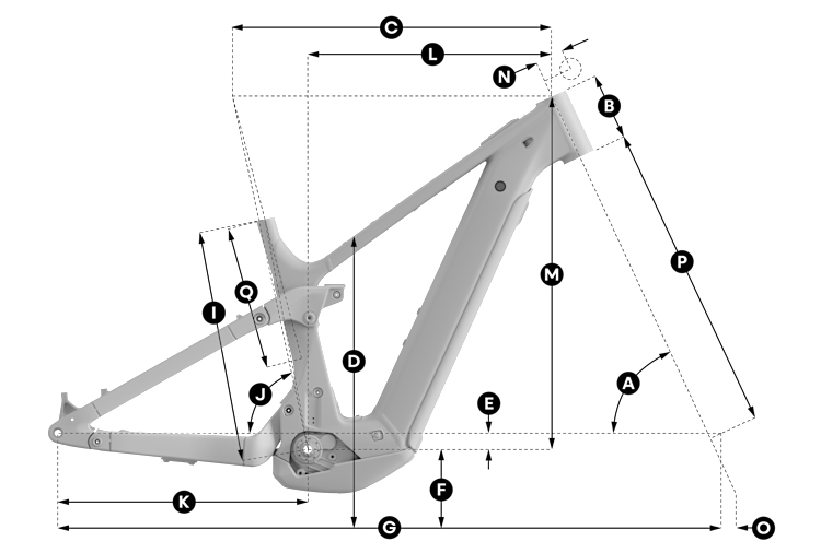 Geometry of Scott Strike 10 Bike