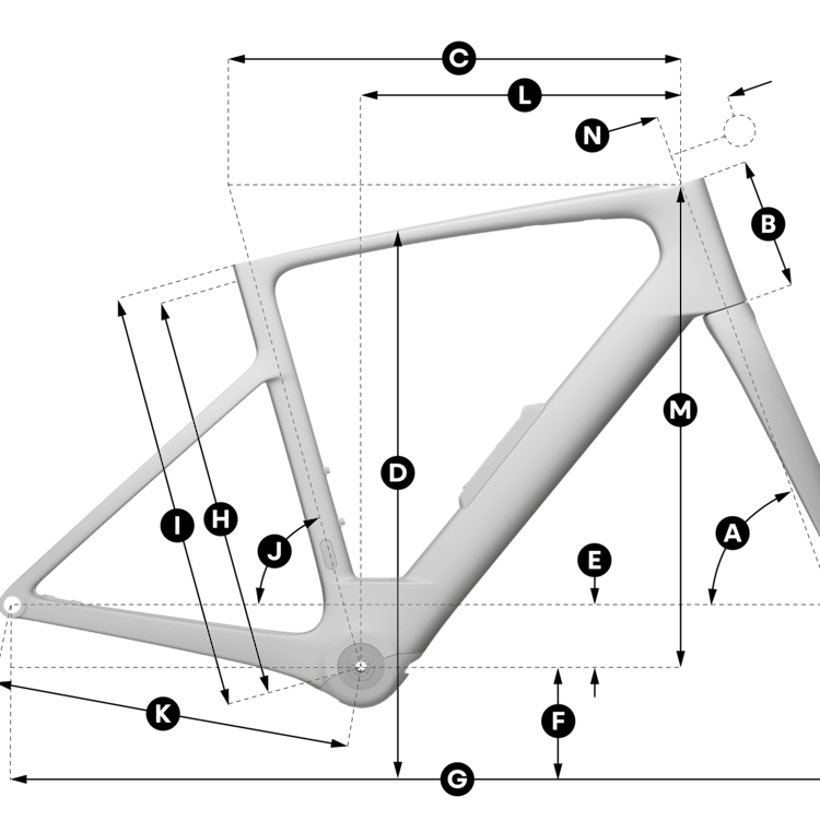 Geometry of SCOTT Fastlane 10 Bike