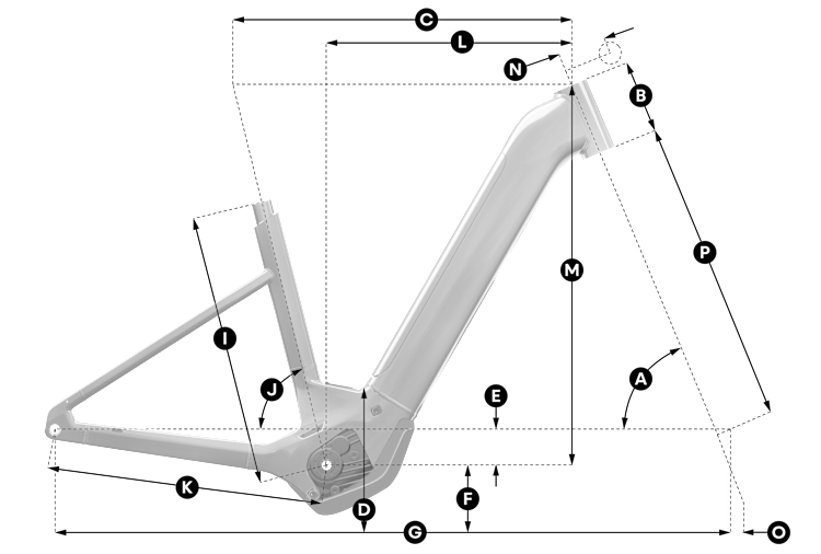 Geometry of SCOTT Axis 20 Wave Bike