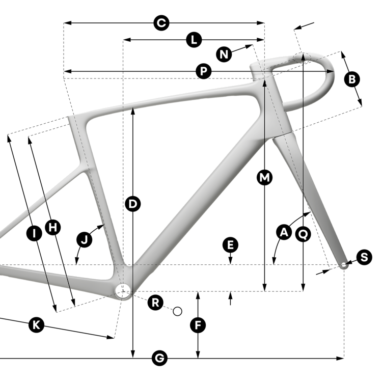 Geometry of SCOTT Addict 20 Bike