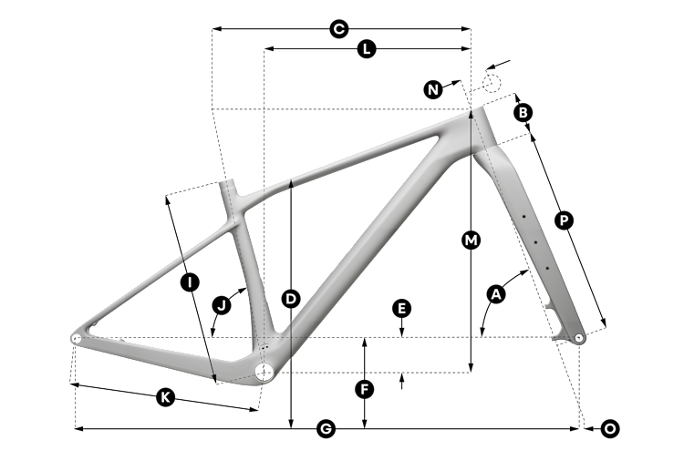 Geometry of SCOTT Scale Gravel Rural Bike