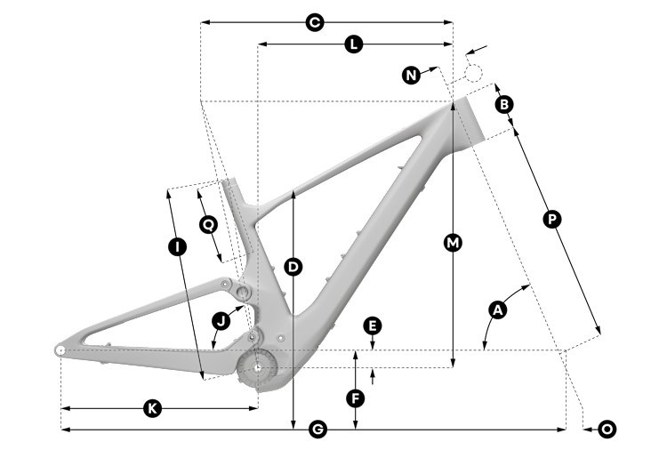 Geometry of Bicicletta Scott Lumen 900