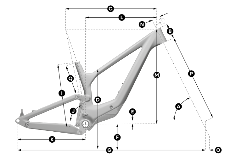Geometry of Vélo Scott Ransom RC
