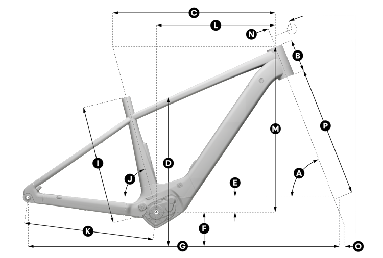 Geometry of Scott Passage 10 Belt Bike