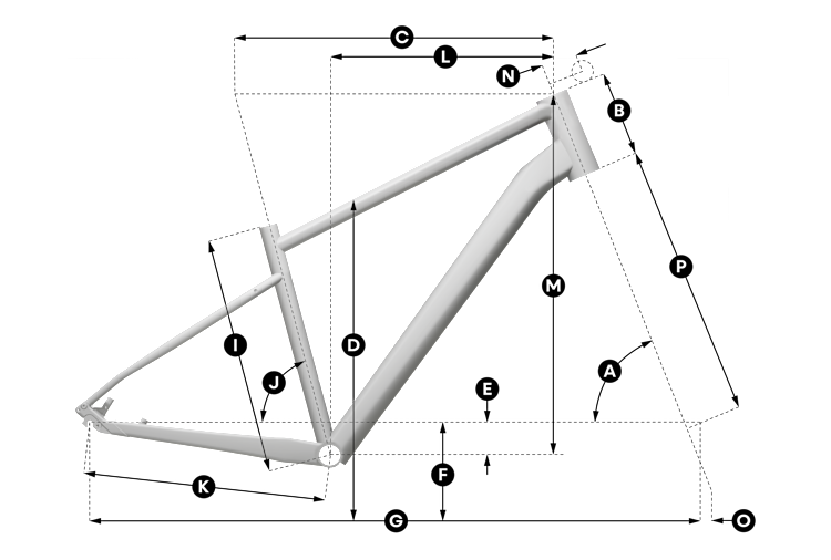 Geometry of Scott Vitess 10 Bike