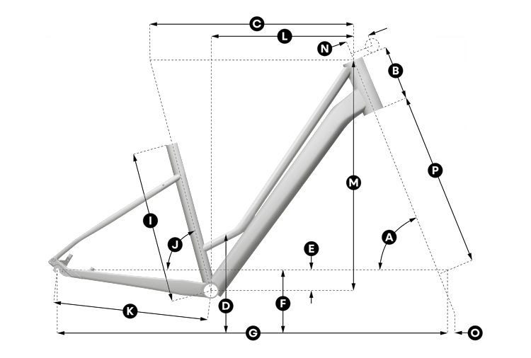 Geometry of Scott Vitess 10 Wave Bike