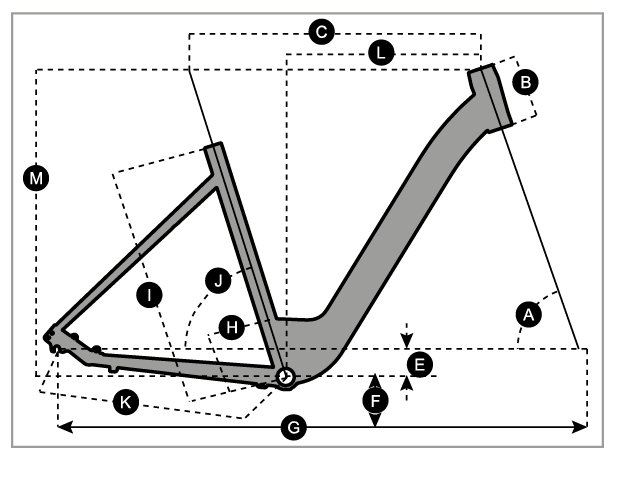 Geometry of Vélo SCOTT Sub Comfort 20 Unisex