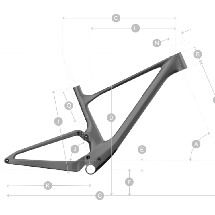 Geometry of Bicicleta SCOTT Spark 920