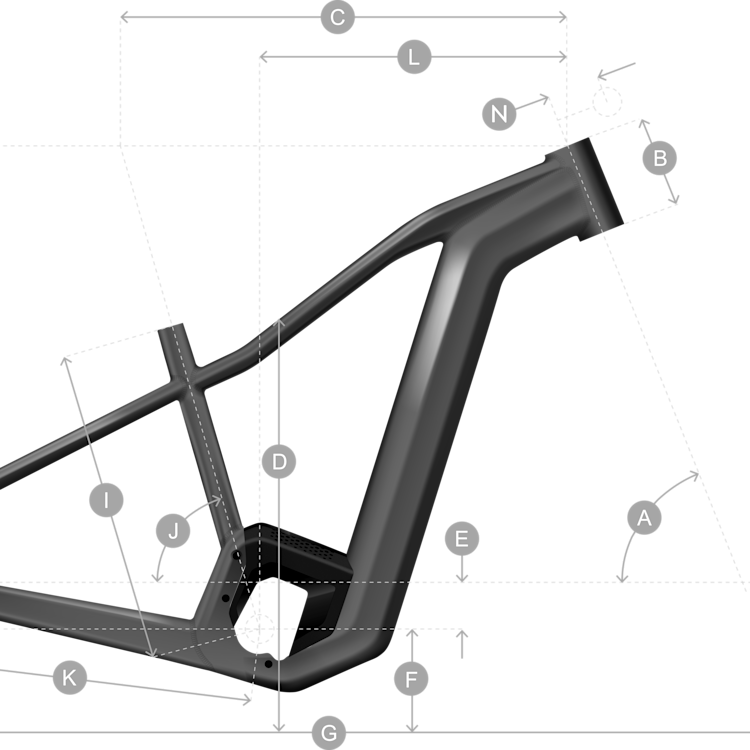Geometry of SCOTT Contessa Active eRIDE 910 Bike