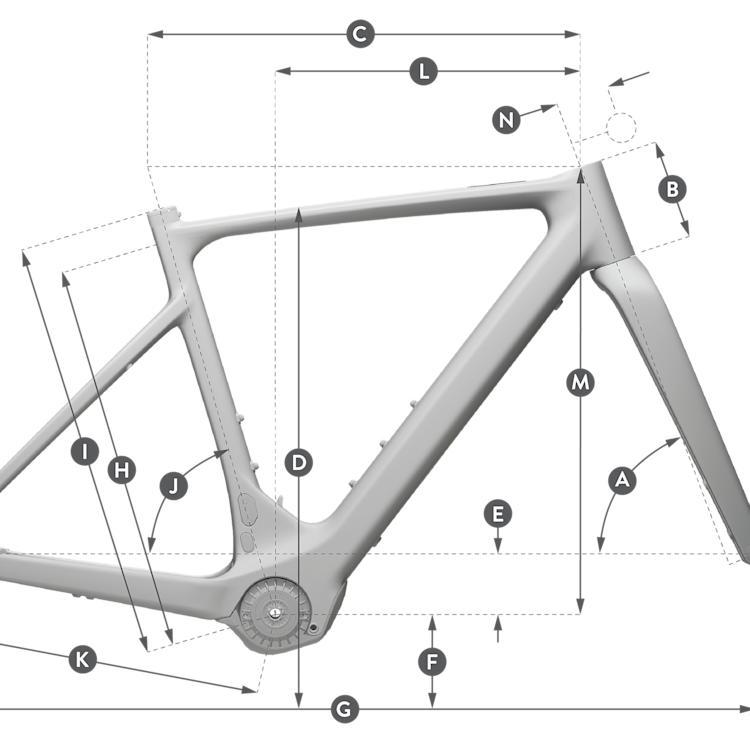 Geometry of SCOTT Solace eRIDE 10 Bike