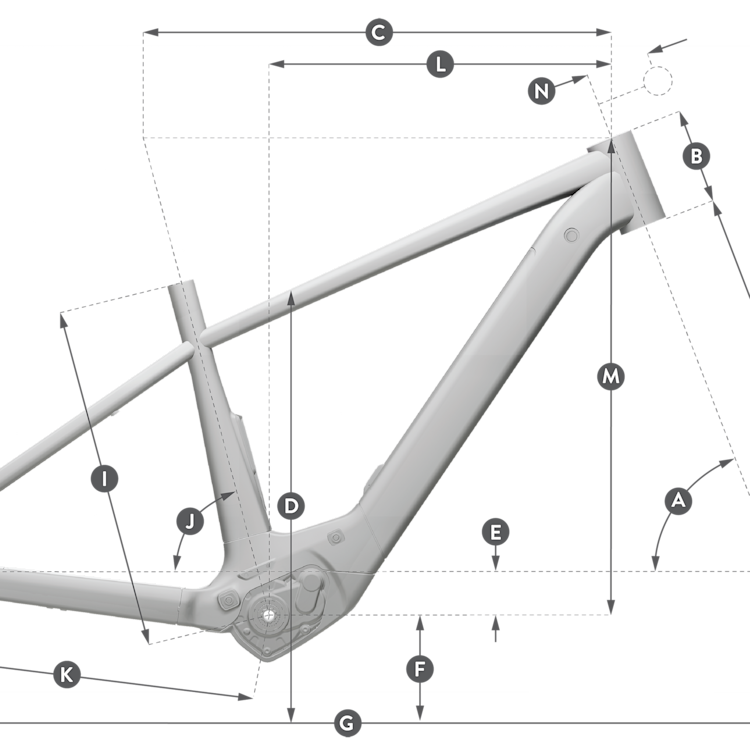 Geometry of SCOTT Passage 10 Belt Bike
