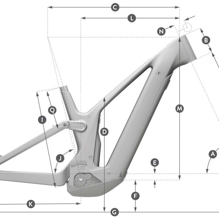 Geometry of SCOTT Patron 930 Bike