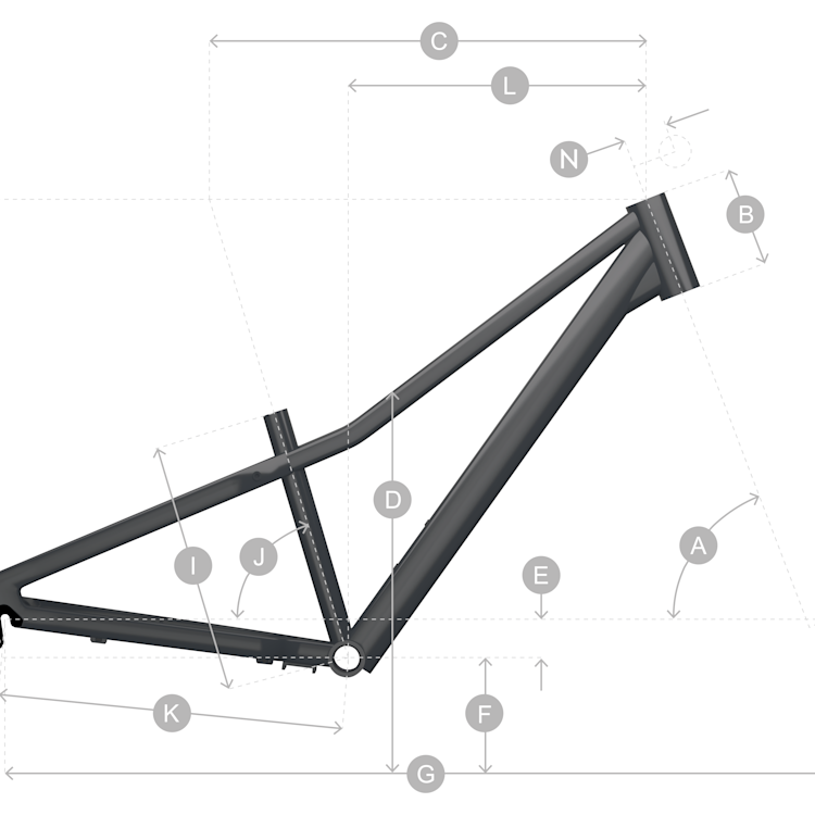 Geometry of SCOTT Scale 400 Bike