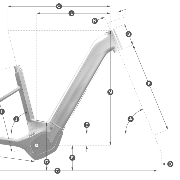 Geometry of SCOTT Axis 20 Wave Bike