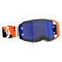 black/neon orange / blue chrome works