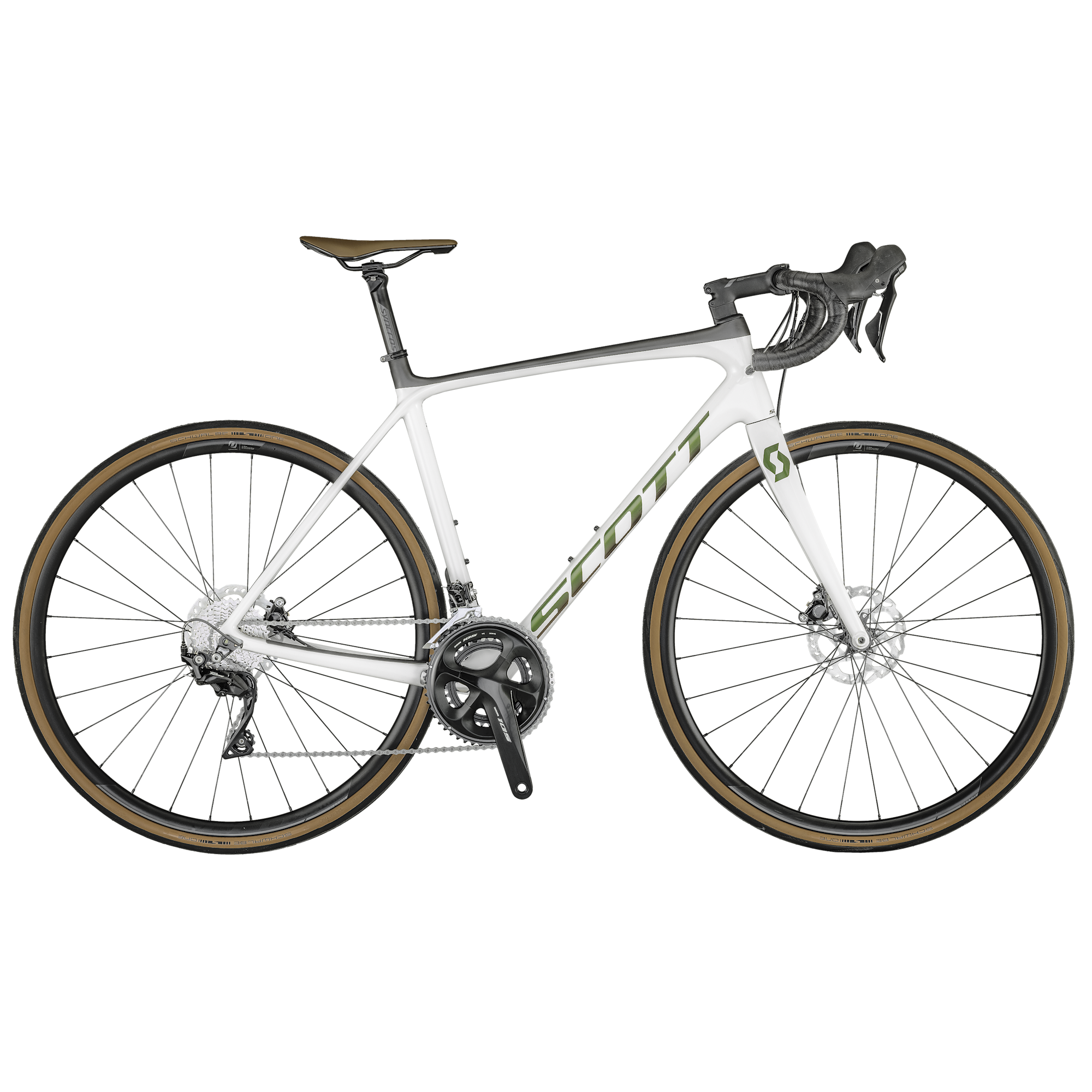 SCOTT Addict 20 disc pearl white Bike
